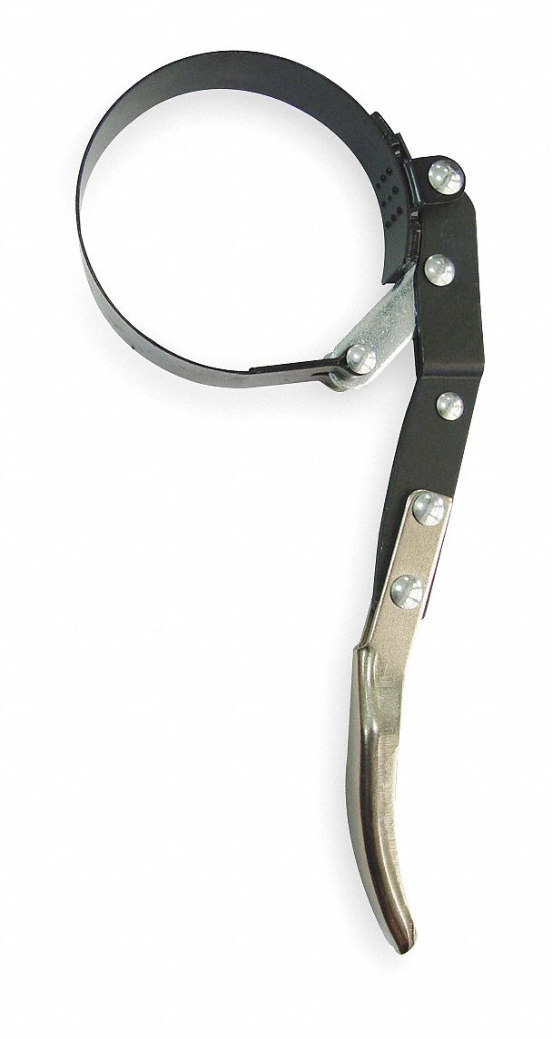 Oil Filter Wrench, 3 1/16 to 3 7/16 In