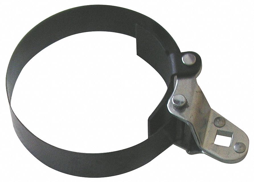 Oil Filter Wrench, 4 21/32 to 5 5/32 In