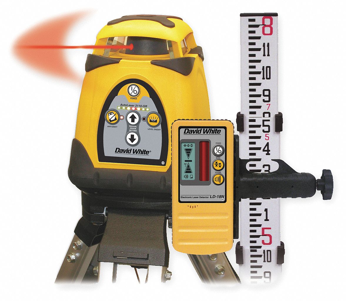 Single Manual Grade Laser Level Kit