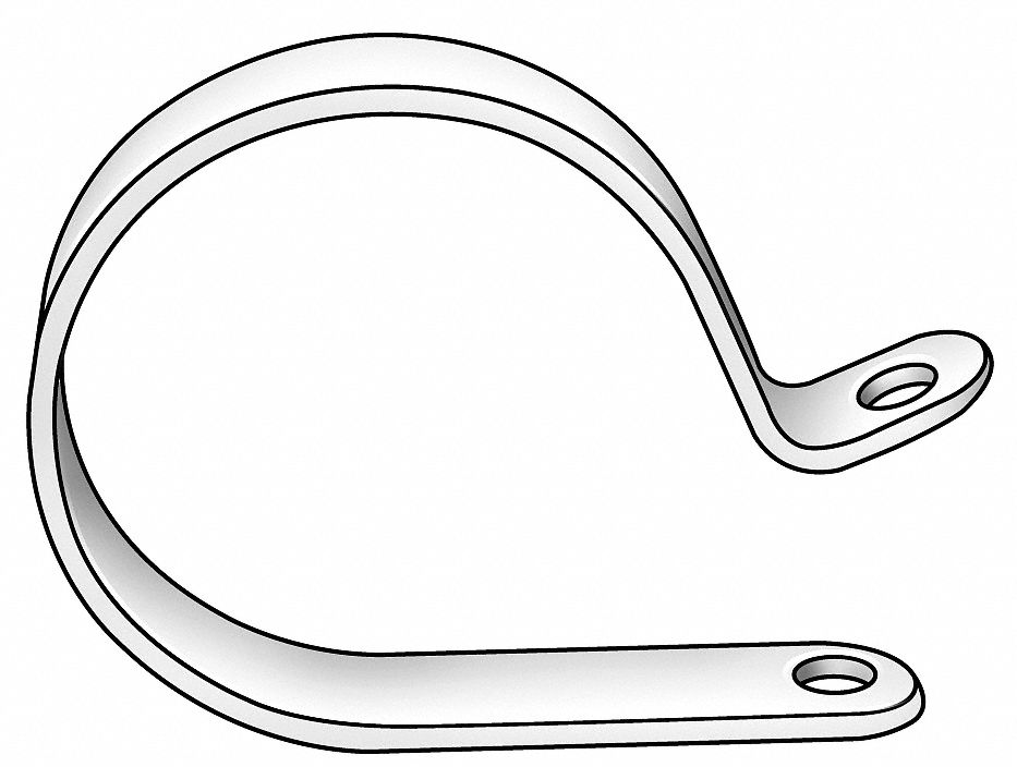 Cable Clamp, Nylon, 3/8 In, PK 25
