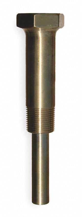 Industrial Thermowell, Lagging, Brass