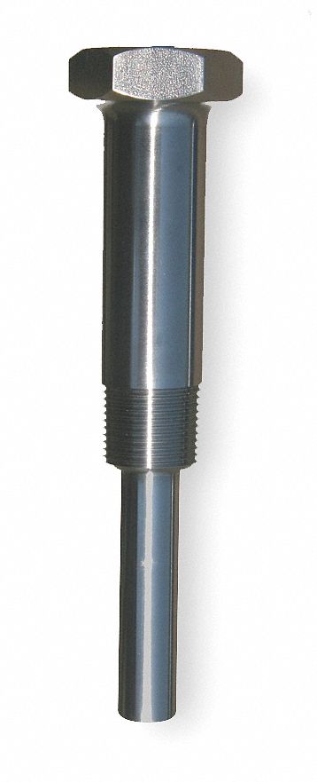 Industrial Thermowell, Lagging, 316SS