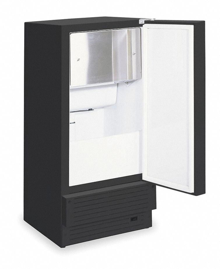 Clear Ice Maker, Black, 35 Lb Production