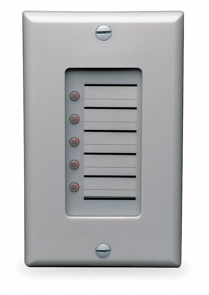 Remote Zone Indicator, H 3 3/4 In