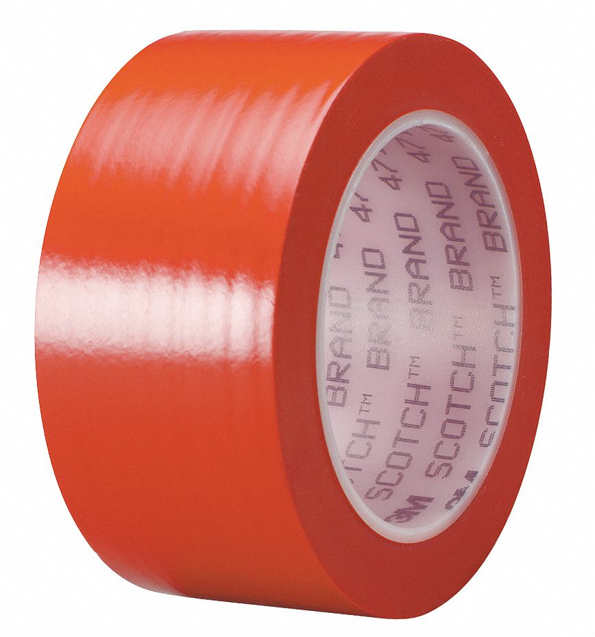 Marking Tape, 2In W, 108 ft. L, Red