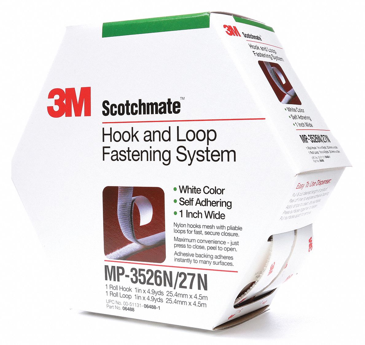 Reclosable Fastener, Hook and Loop