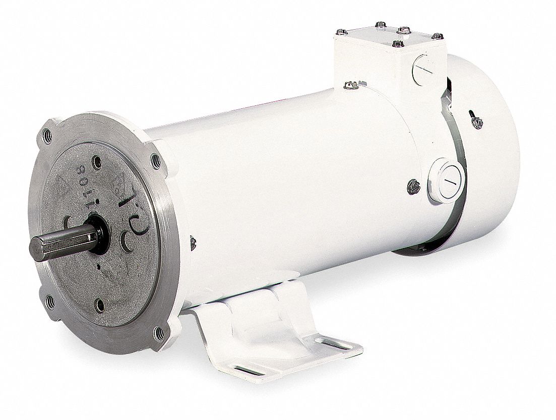 Wshdwn Motor, TEFC, 3/4 HP, 1725rpm, 90VDC
