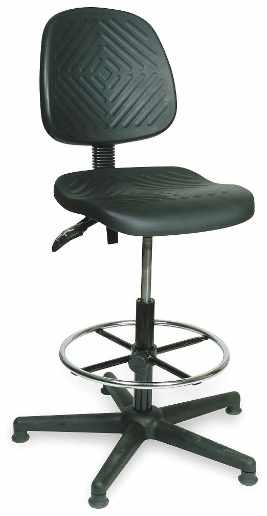 Industrial Chair, 300 lb., Black