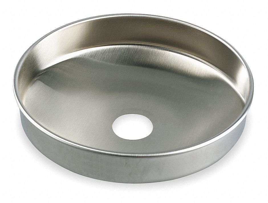 Stainless Eyewash Bowl, 10 In Dia