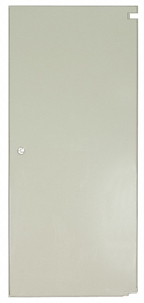 Partition Door, 36 In W, Steel, Almond