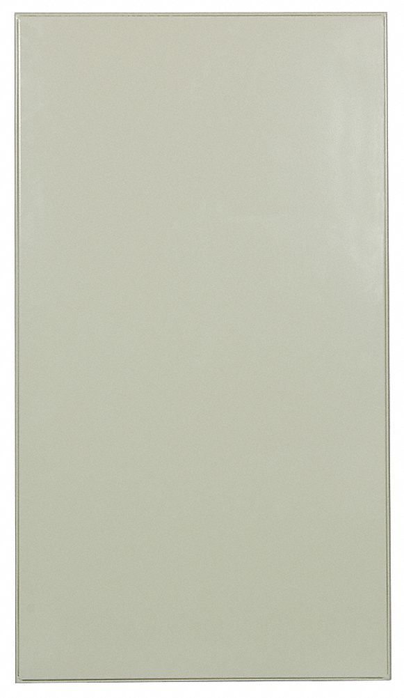 Partition Panel, 55 In W, Steel, Almond