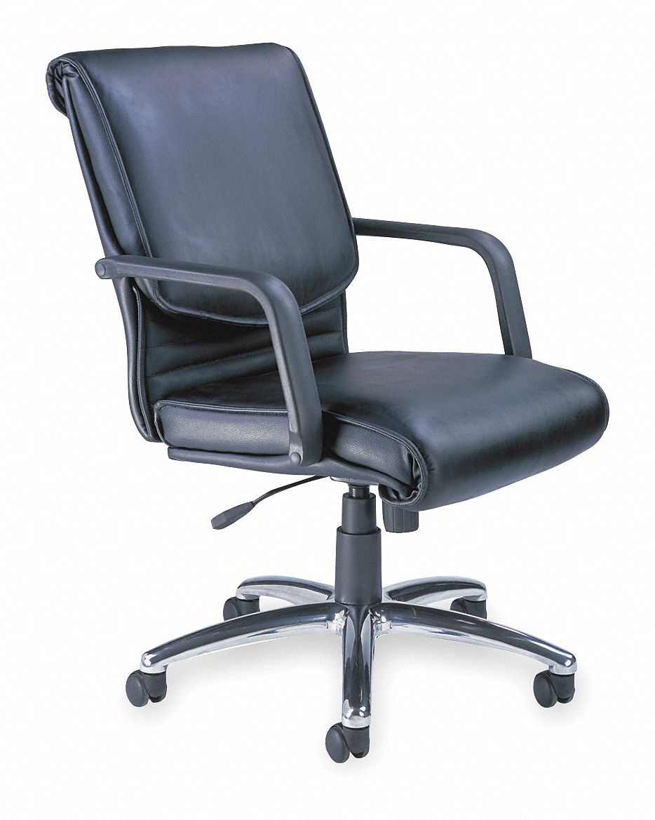 Alliance Executive Chair, Leather, Black