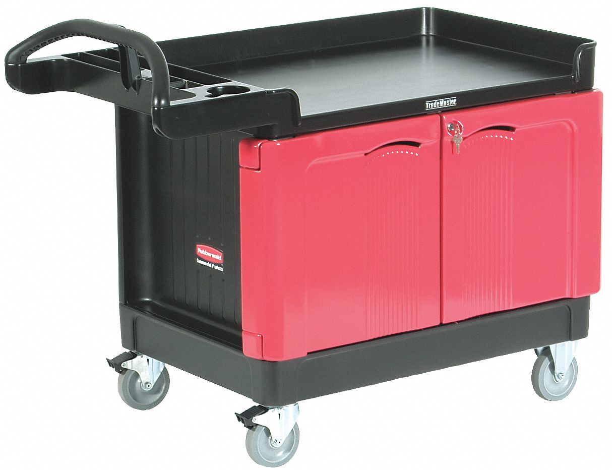 Trade Cart/Service Bench, 500 lb., Black