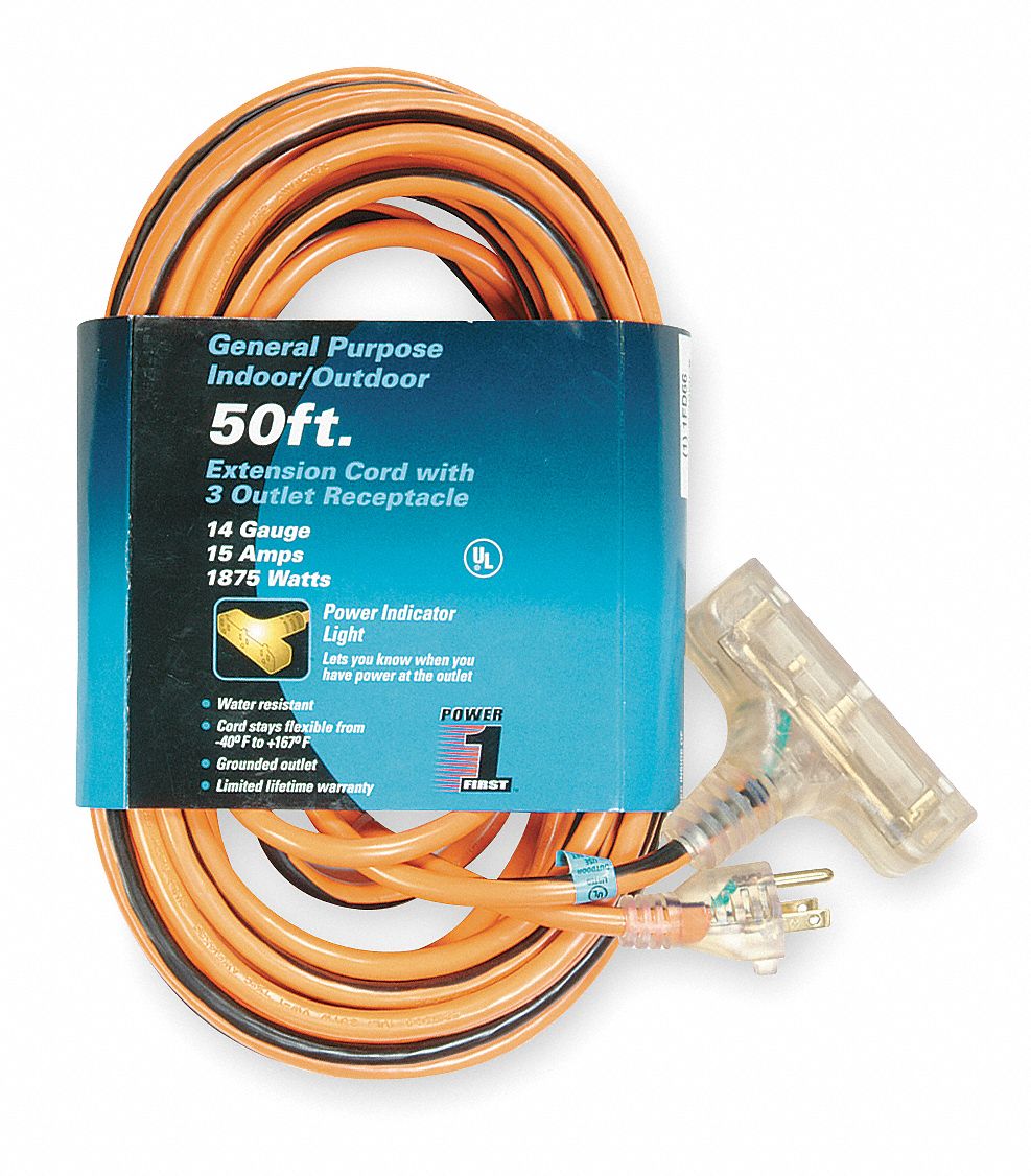 Extension Cord, 50 Ft