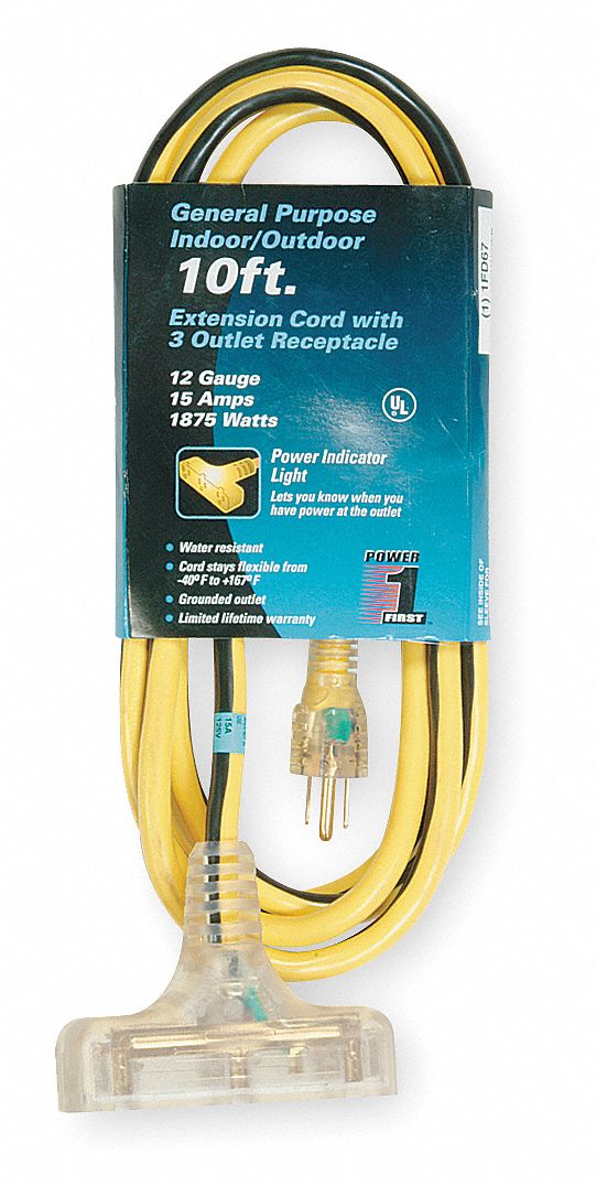 Extension Cord, 10 Ft