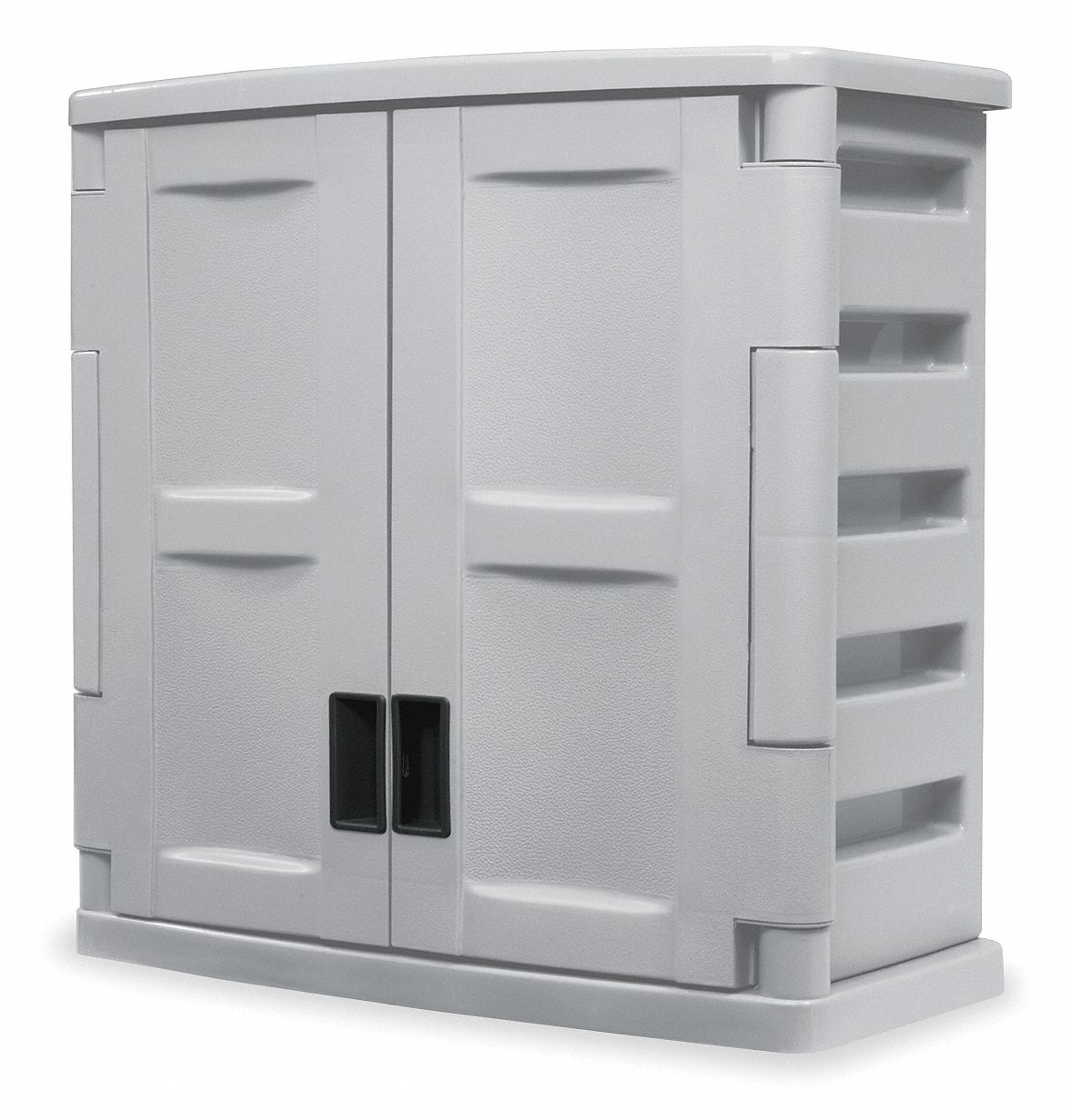 Storage Cabinet, 1 Shelf, Gray