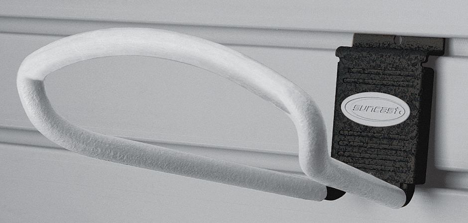 Slat Wall Loop Hook, H4, W8, PK 6