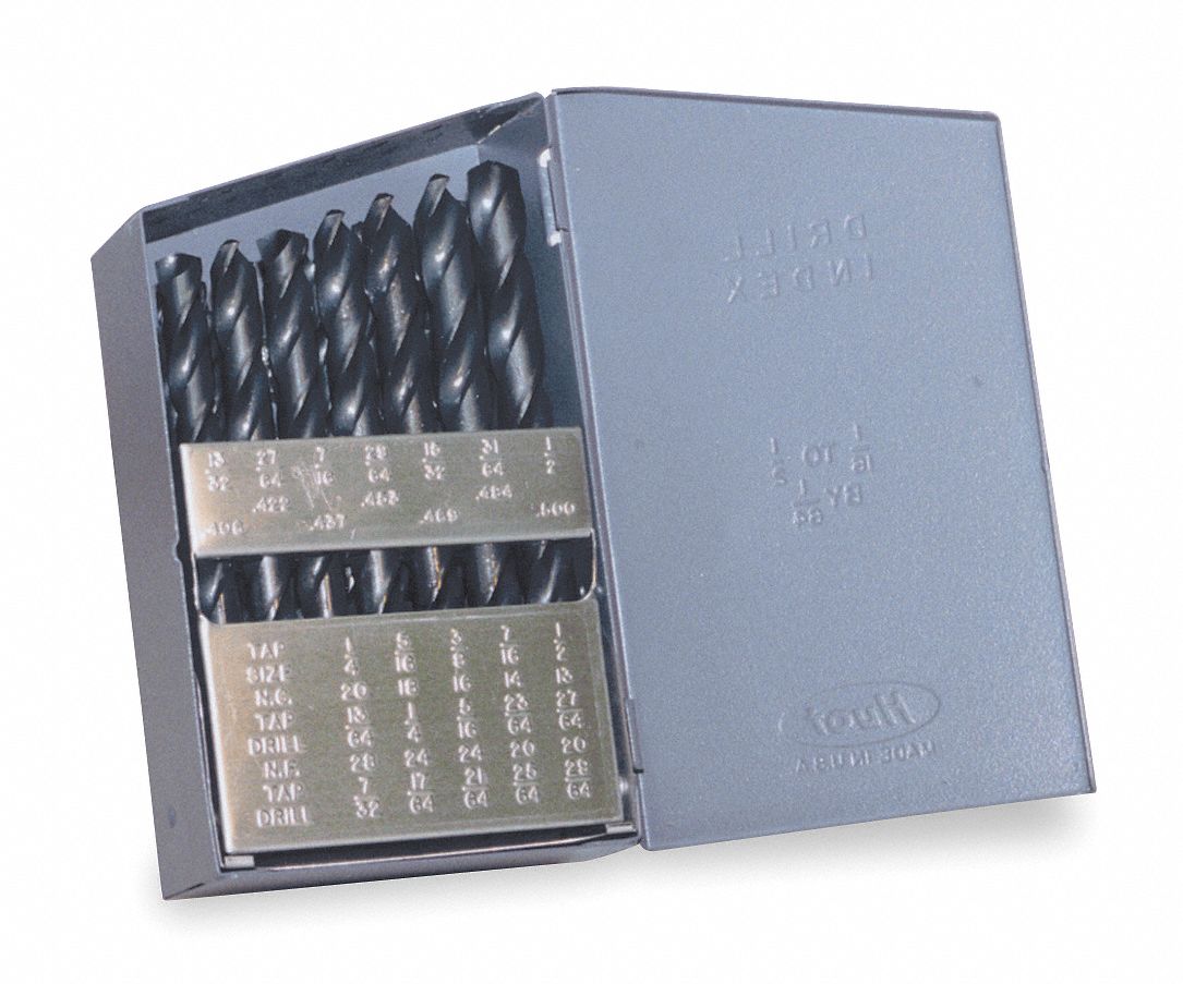 Jobber Drill Set, LH, 29 PC, HSS, 118 Deg