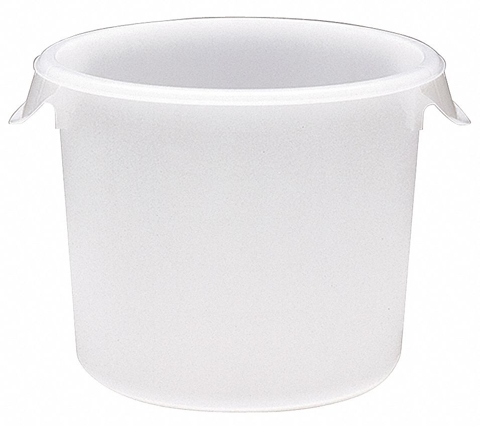 Round Storage Container, 6 Qt, Lid 1GAF4