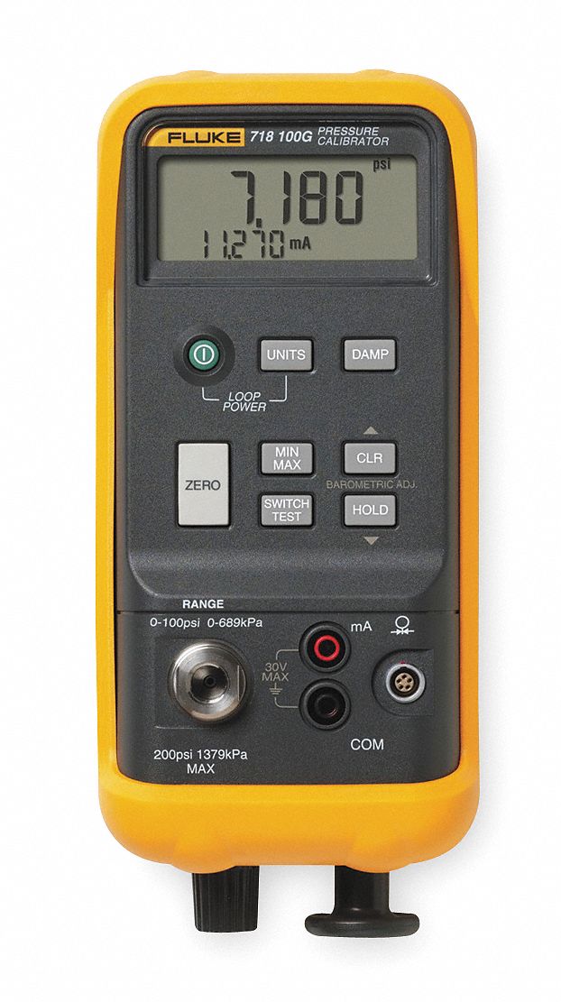 Calibrator, Pressure, With Pump, 0 to300PSI