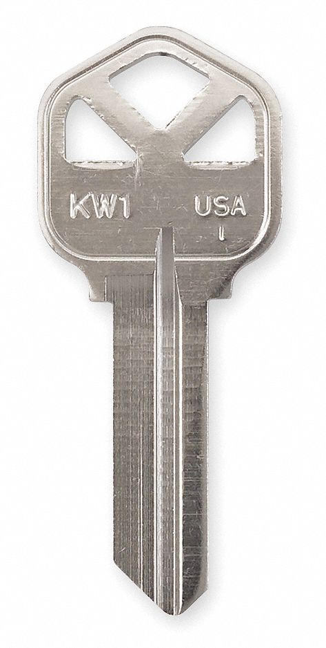 Key Blank, Nickel, Type 1176, 5 Pin, PK 50