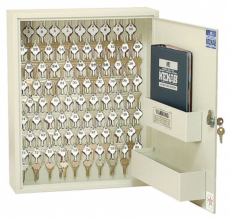 Two Tag Key Cabinet, 60 Key Capacity