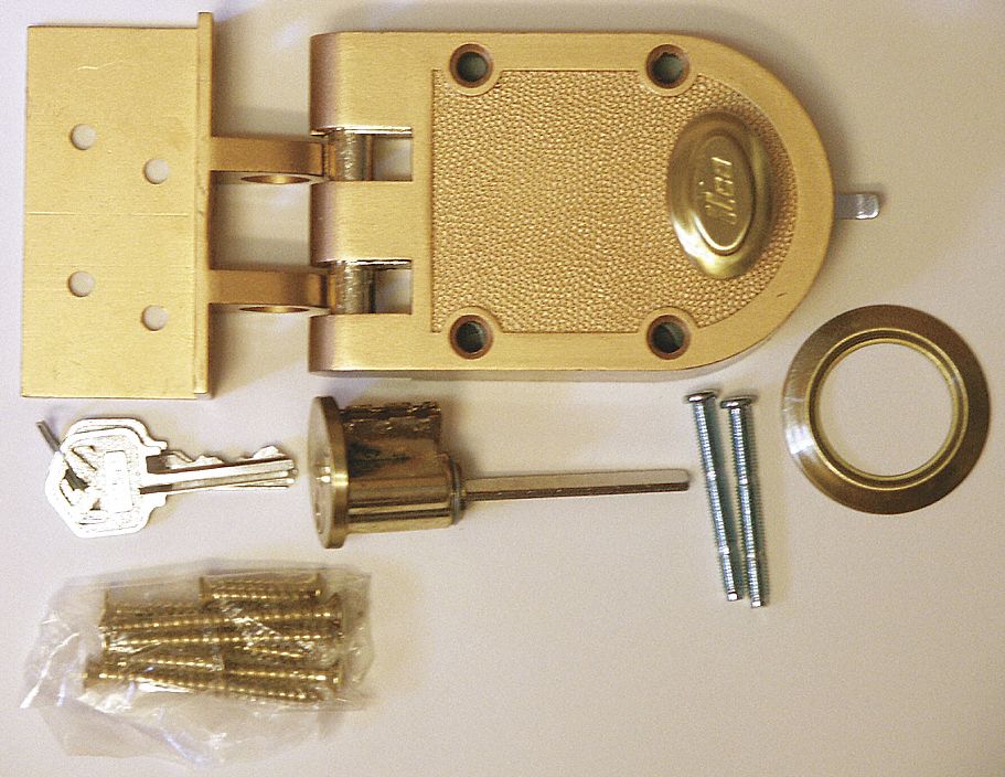 Commercial Lock, Single Cylinder, Bronze