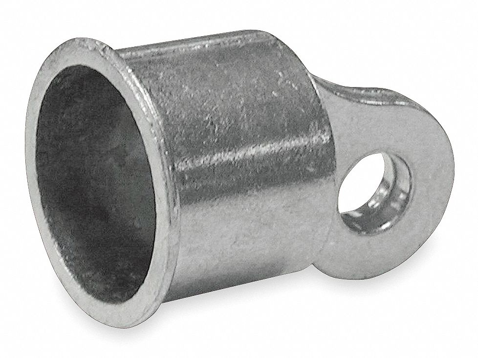 Rail End, 1-5/8 In. L, Aluminium