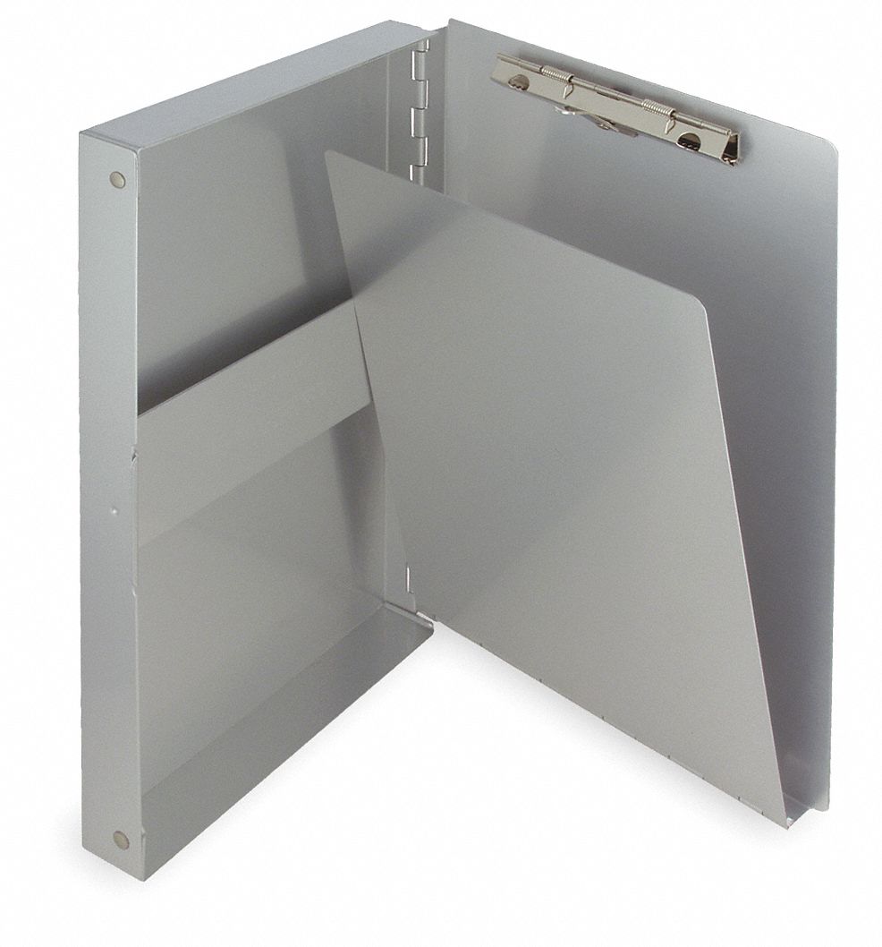 Portable Storage Clipboard, Memo, Silver