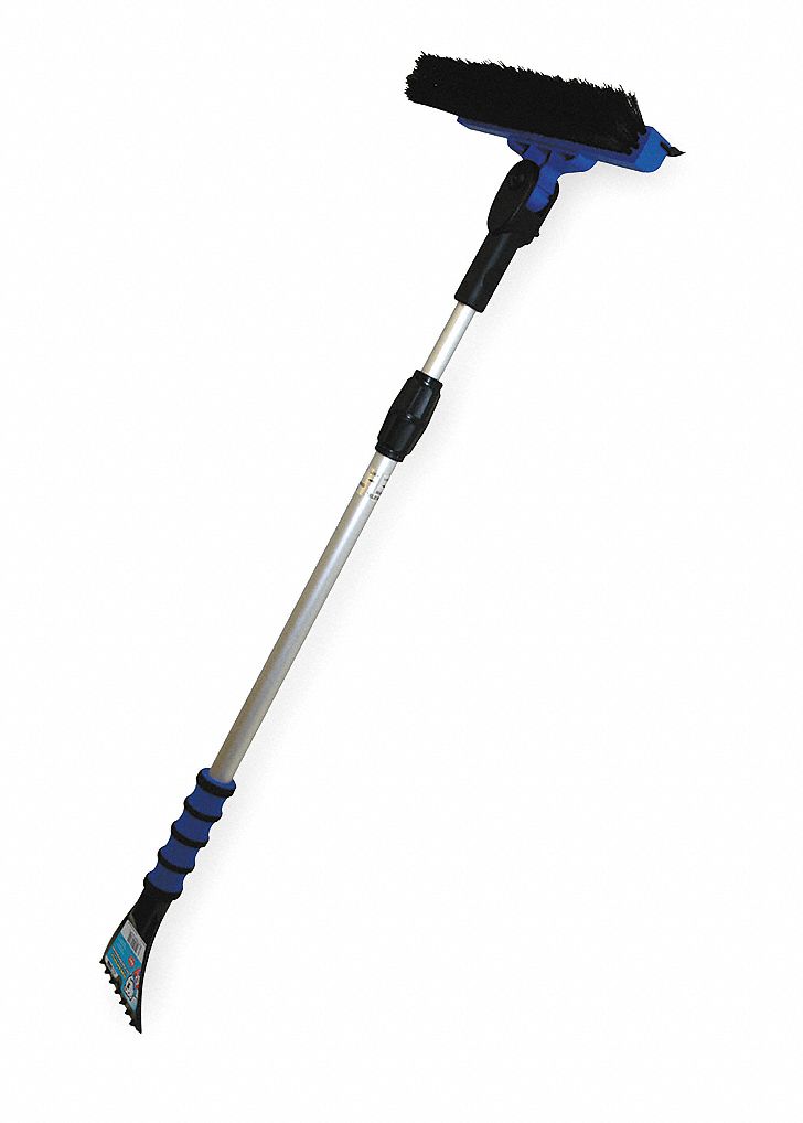 Snow Brush, Pivot Head, Alum, 34 to 52 In