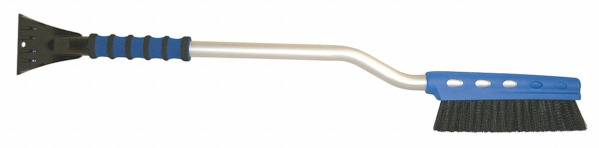 Snow Brush, Fixed Head, Aluminum, 35 In