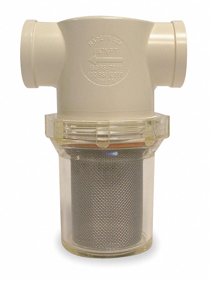 Line Strainer, 1-1/4 In FNPT