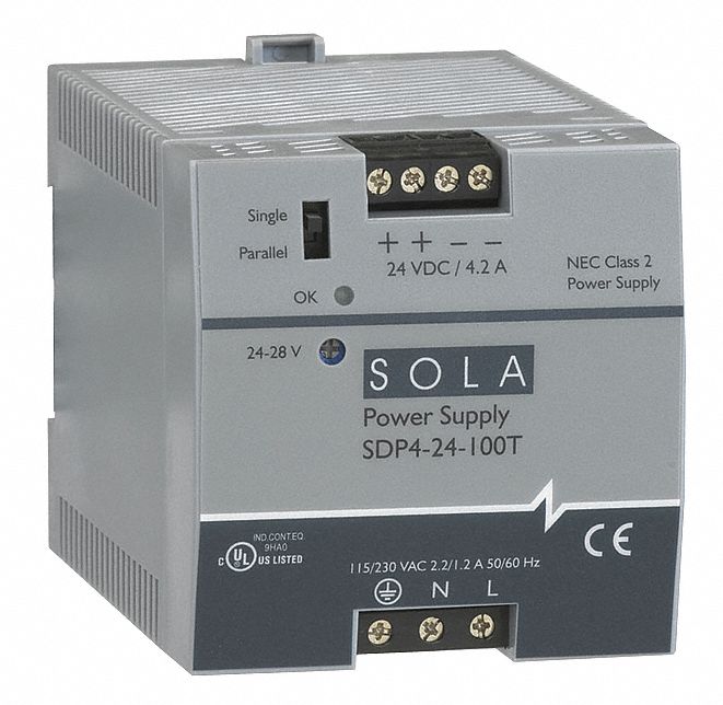 Power Supply, Din Rail, 24-28VDC