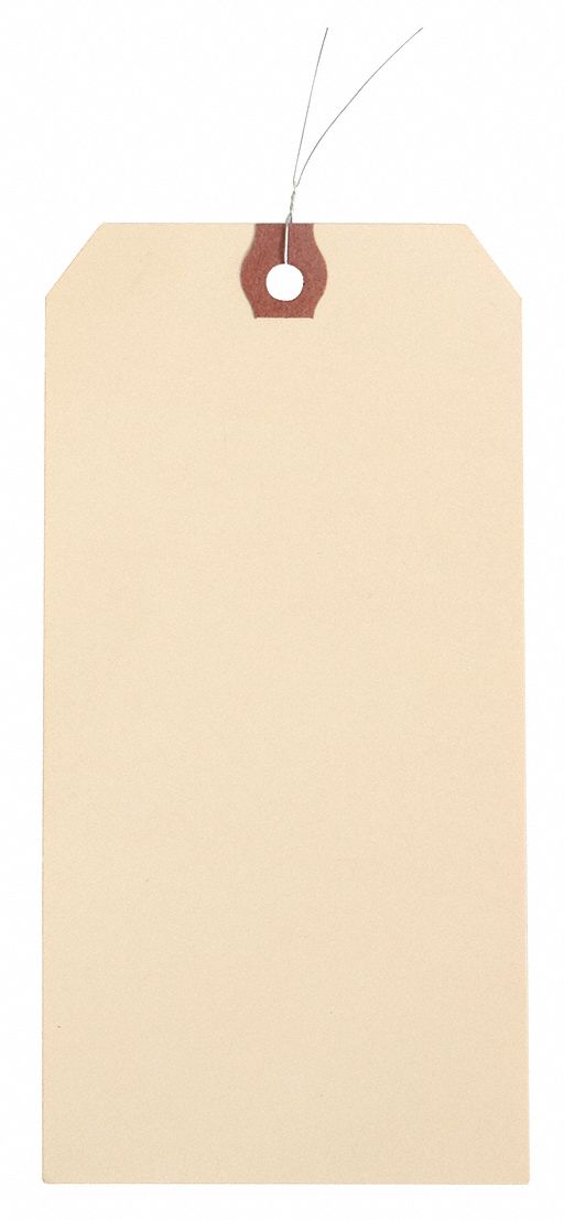 Wire Tag, Paper, Blank, PK1000
