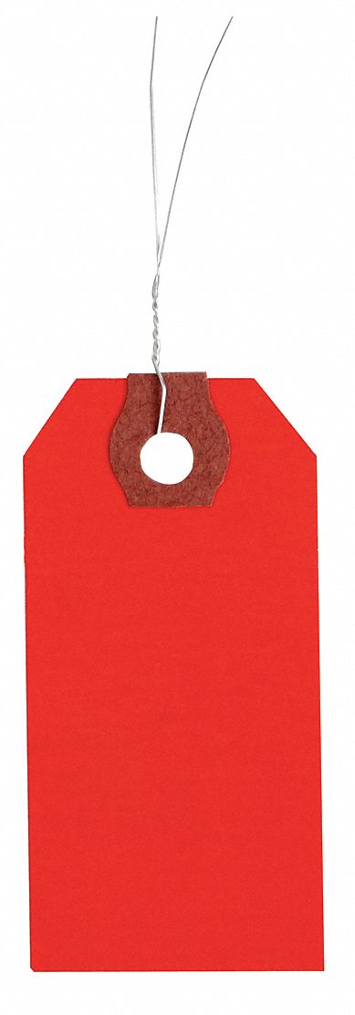 Wire Tag, Paper, Blank, PK1000