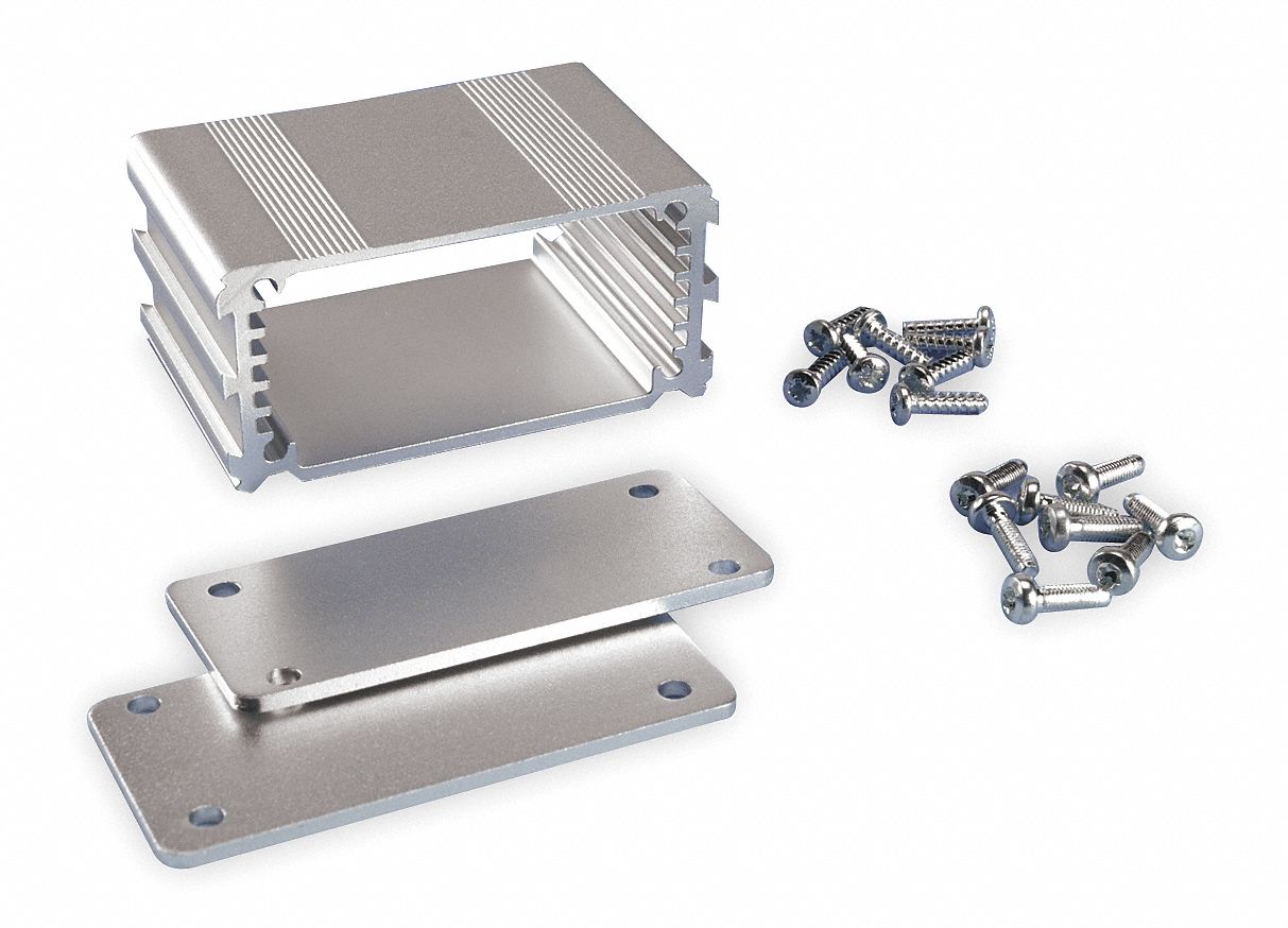 Enclosure, Alum, 1.18 x 2.5 x 1.57 In