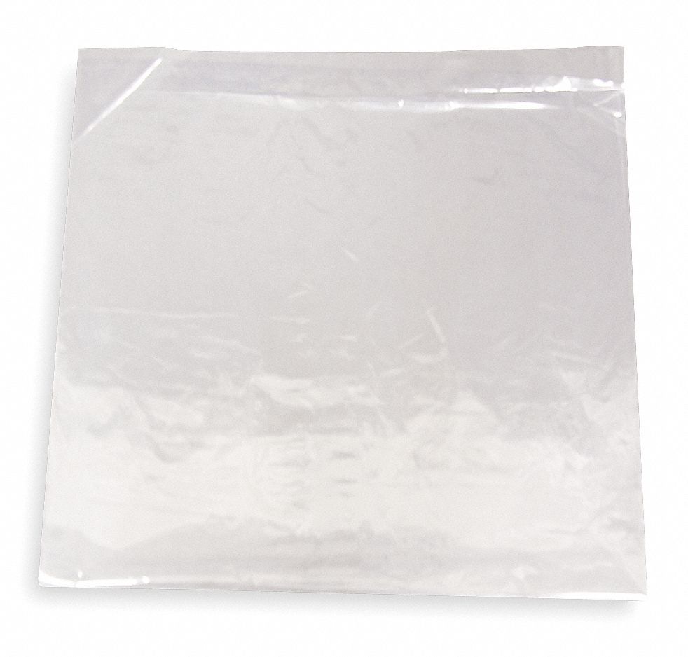 Lay Flat Poly Bag, 14 In.L, 10 In.W, PK1000