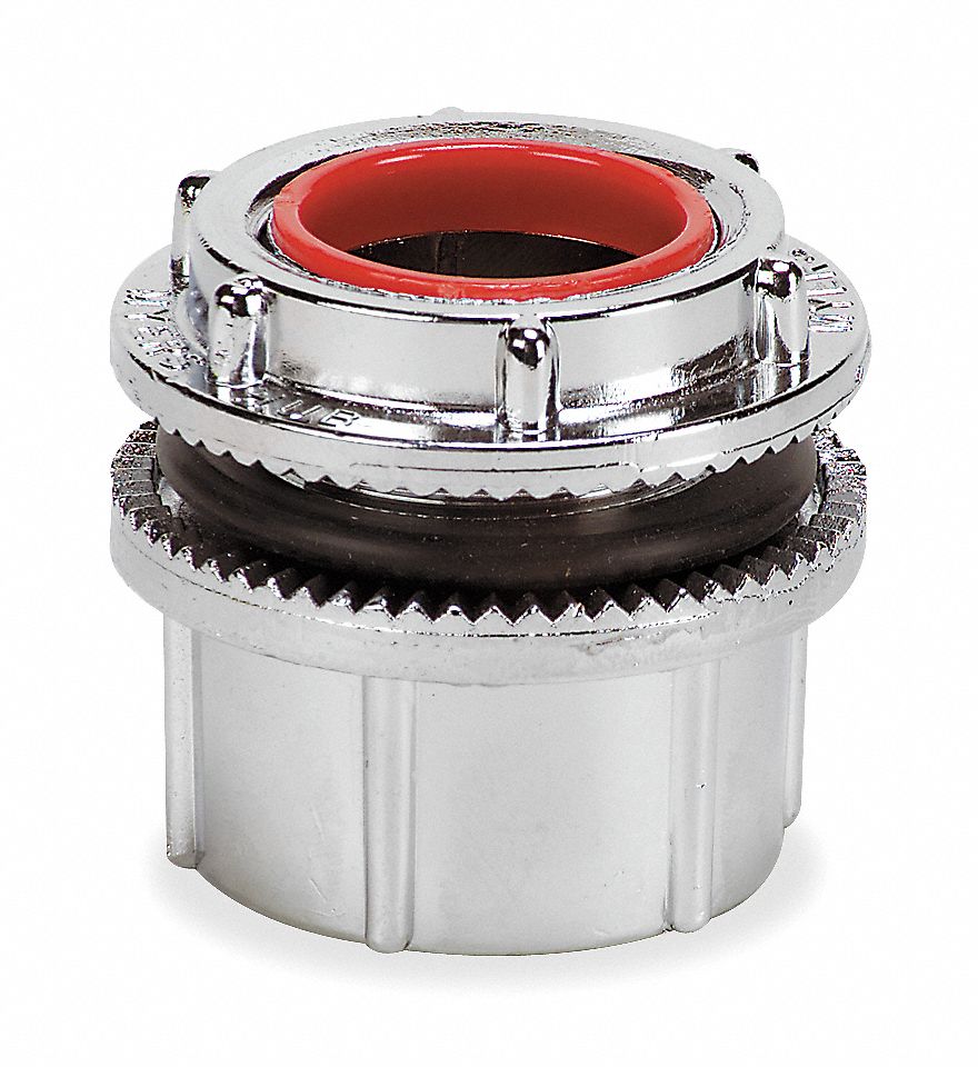 Raintight Hub, Chrome, 1.5 In Opening