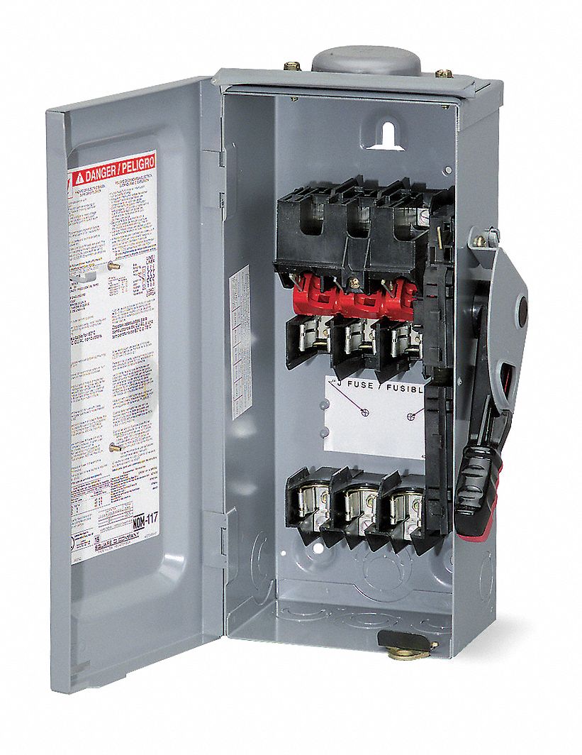 Safety Switch, Fusible, 3PST, 400A, 600V