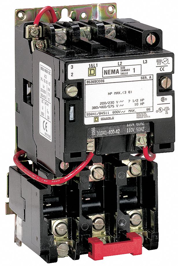 Motor Starter, Non Rev, NEMA Sz2, 480VAC