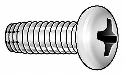 Screw, Thrd Form, 6-32x1/4, Pk 25, 000