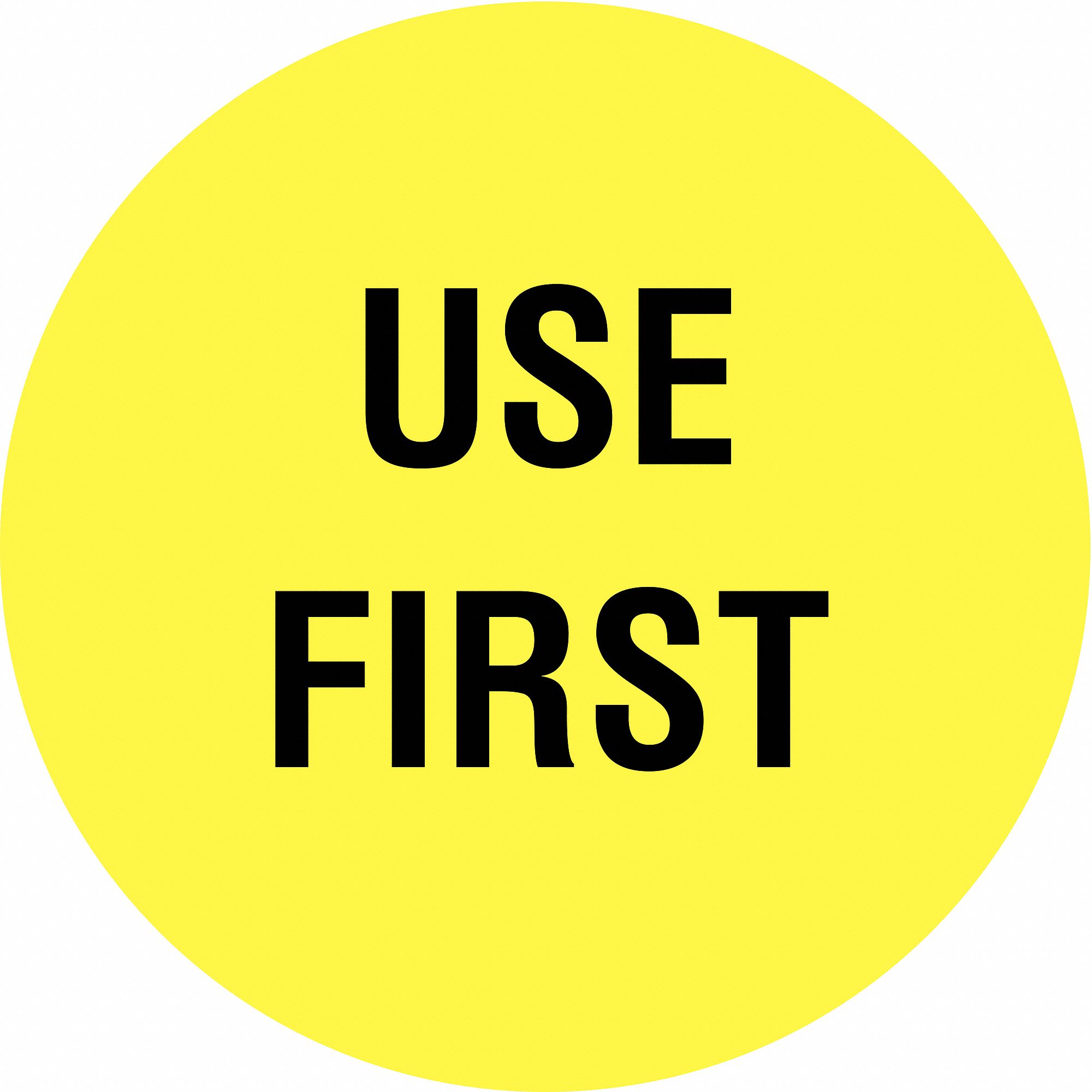 Inventory Control Label, 2 In. H, PK 1000