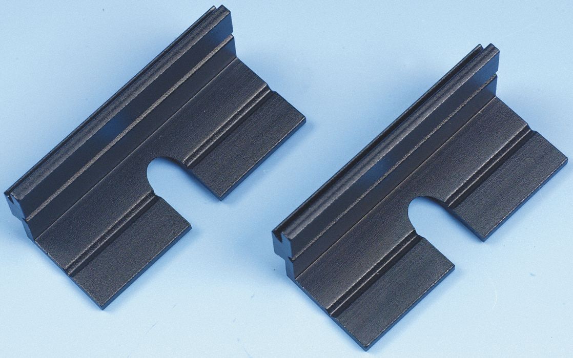 Mounting Flange, Alum, 0.6x0.7x1.57In, PK 2