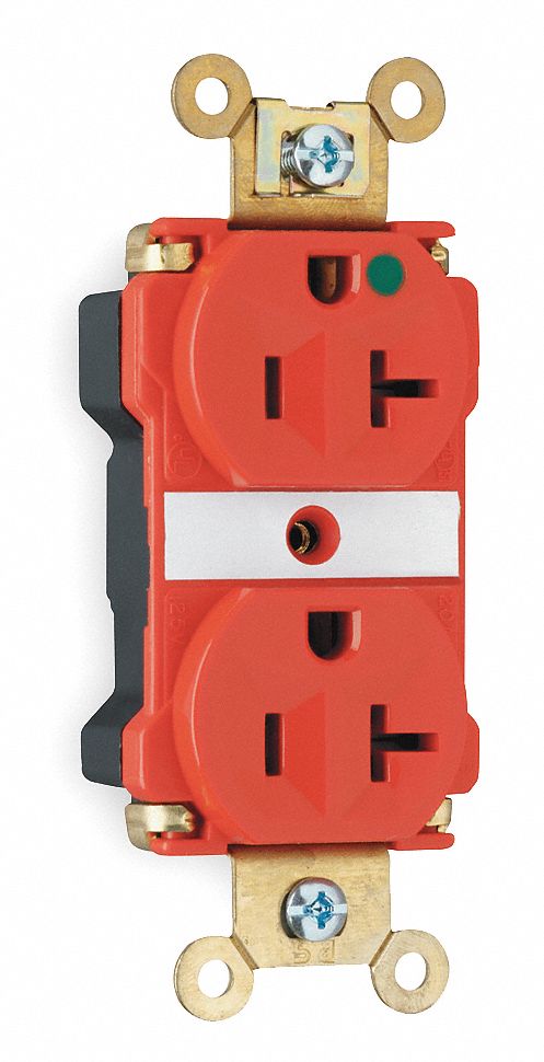 Straight Blade Receptacle, 20 A AC, 5-20R