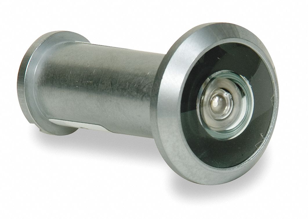 Door Viewer, Chrome, 200 Deg Viewing Angle