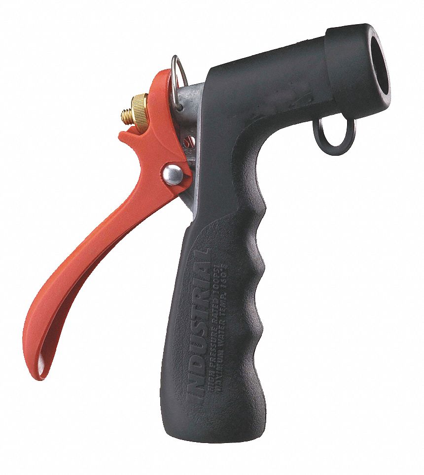 Water Nozzle, Black/Red/ Maroon, 5-1/2In L