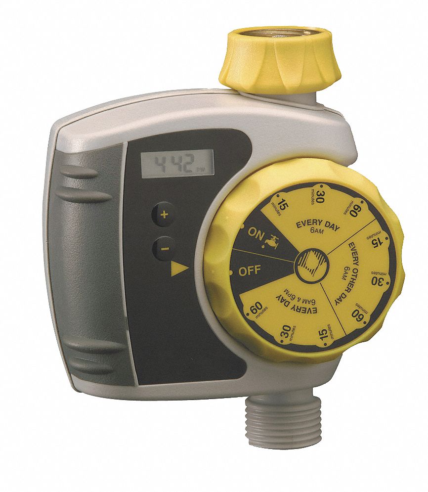 Preset Watering Timer, 2 Cycle, 360 Min
