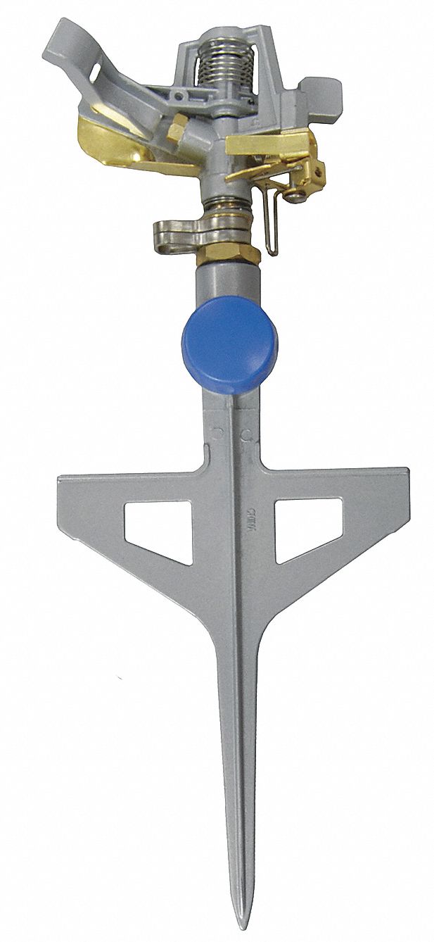Spike Impulse Sprinkler, 90 Ft dia., Metal