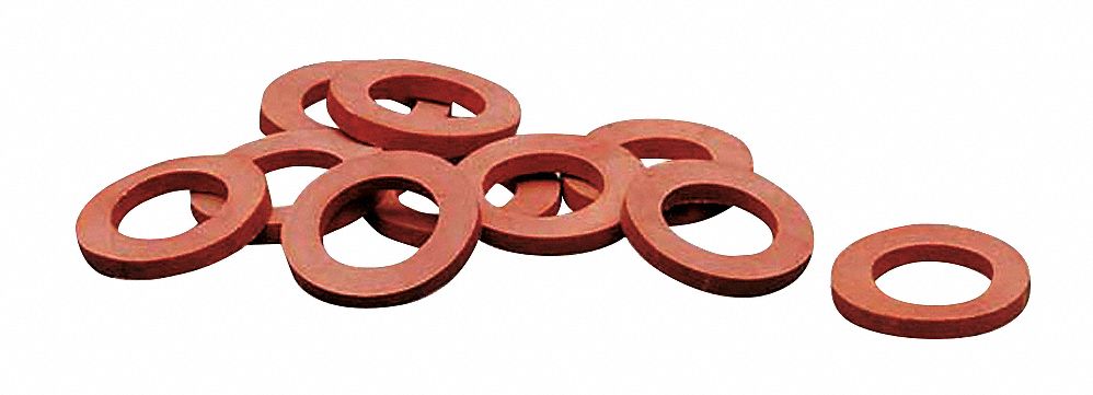 Garden Hose Washer, Rubber, PK 10