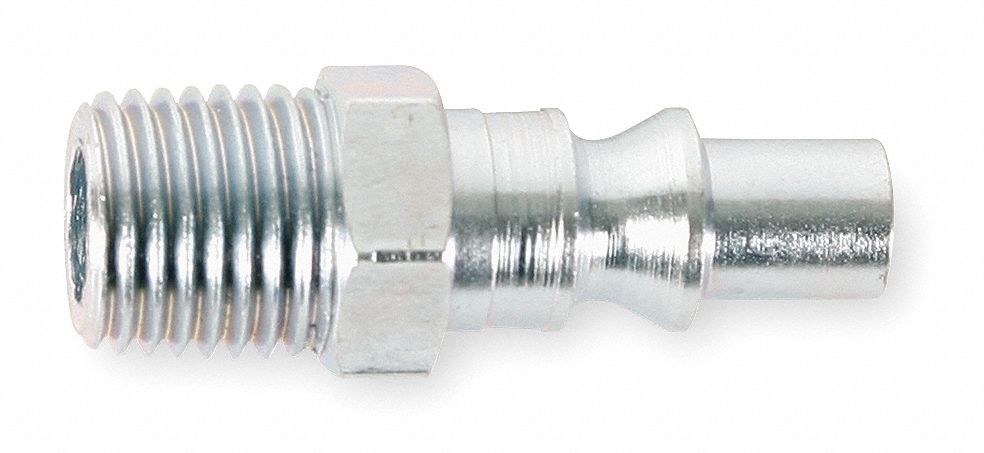Coupler Plug, 1/4 MNPT, 1/4 Body, ARO